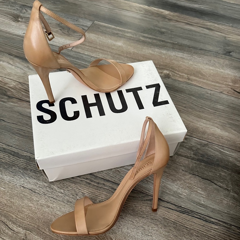 Schutz Cadey Lee Ankle Strap High-Heel Sandals